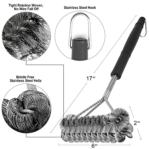 GRILLART Bristle Free BBQ Grill Brush