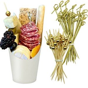 14 oz Disposable Charcuterie Cups with Picks (50)