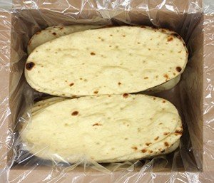 Stonefire 5" x 13" Thin Oval Flatbread - 36 Pack