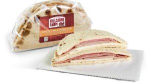 Turkey Ham & Cheese Flatbread Sandwiches - 10 Count