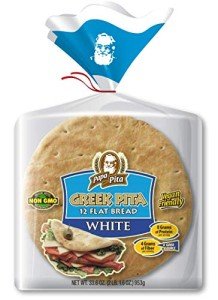 Greek Pita Flat Bread - 12 Count Pack