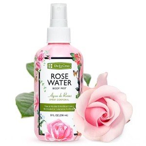 De La Cruz Vegan Rose Water Spray 8 oz