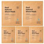 Real Natural Vegan Sheet Mask - Hydrating 5 Pack