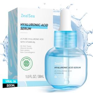 ZealSea Vegan Hyaluronic Acid Face Serum 1 Oz