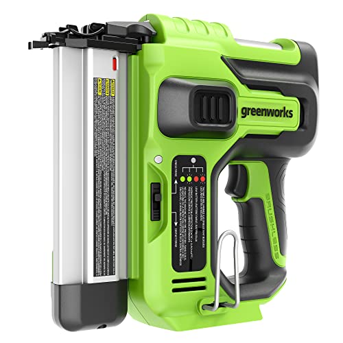 Greenworks 24V Cordless Brushless Brad Nailer