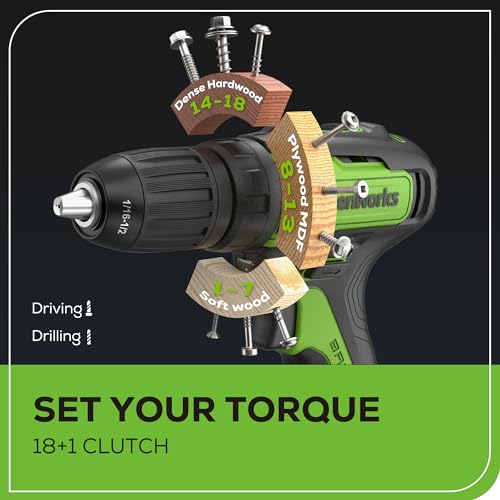 Greenworks 24V Brushless Cordless Drill Kit