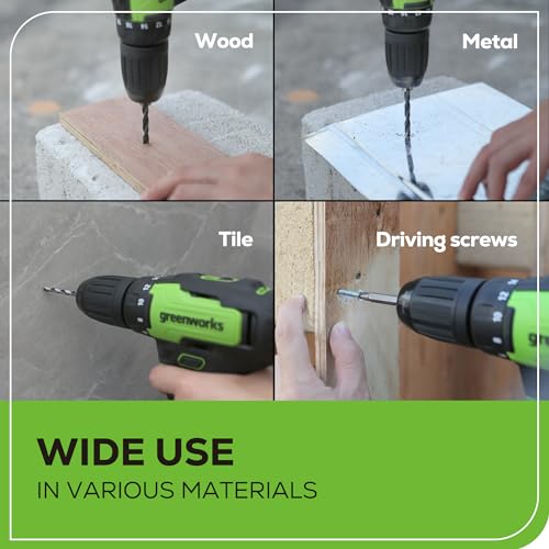 Greenworks 24V Brushless Cordless Drill Kit