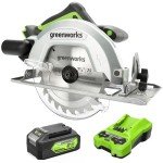 Greenworks 24V Brushless 7-1/4" Circular Saw Bundle