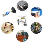 Flexible Drill Bit Extension with Universal Socket Adapters