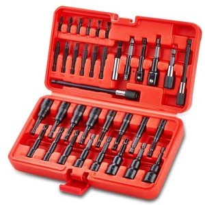 35-Piece Magnetic Nut Driver Set for Impact Drills