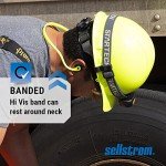 Sellstrom Hi-Vis Reusable Banded Earplugs - 25dB