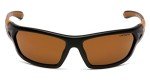 Carhartt Carbondale Safety Sunglasses - Sandstone Bronze Lens