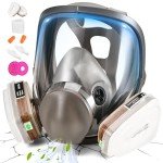 Yaludm Full Face Respirator with Activated Carbon Filter