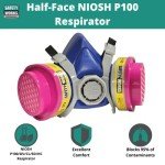Safety Works Multi-Purpose Half-Mask Respirator P100