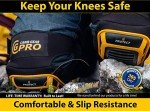 Heavy-Duty Knee Pads with Gel Cushion Support