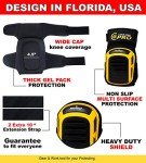 Heavy-Duty Knee Pads with Gel Cushion Support