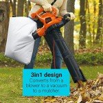BLACK+DECKER 3-in-1 Leaf Blower and Vacuum