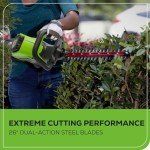 Greenworks 80V 26" Brushless Hedge Trimmer Set