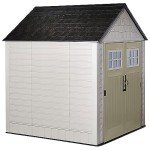 Durable 7x7 Weatherproof Outdoor Storage Shed