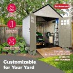 Durable 7x7 Weatherproof Outdoor Storage Shed