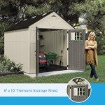 Suncast 8x10 Heavy-Duty Resin Storage Shed