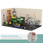 Suncast 8x10 Heavy-Duty Resin Storage Shed