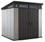 Keter Artisan 7x7 Outdoor Storage Shed – Gray