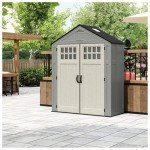 Suncast 6' x 3' Heavy-Duty Outdoor Storage Shed