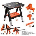 Pony 2-in-1 Folding Work Table and Sawhorse