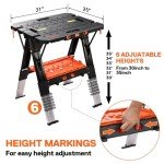 Pony 2-in-1 Folding Work Table and Sawhorse
