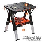 Pony 2-in-1 Folding Work Table and Sawhorse