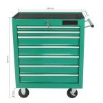 7-Drawer Rolling Tool Chest with Locking System