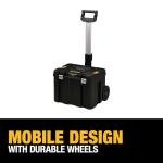 DEWALT TSTAK Deep Tool Box with Wheels