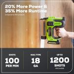 Greenworks 24V Cordless Brushless Brad Nailer