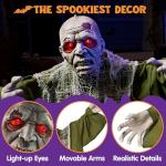 Animated Zombie Groundbreaker with Light Up Eyes