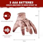 Creepy Crawling Animatronic Hand for Halloween Fun