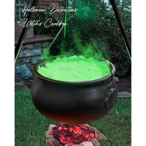 Large Light-Up Witches Cauldron on Tripod