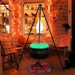 Large Light-Up Witches Cauldron on Tripod