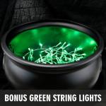 Large Light-Up Witches Cauldron on Tripod