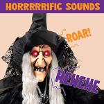 47" Animated Witch Decor with Sound and Lights