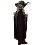 Life-Size Scary Talking Poseable Witch Animatronic