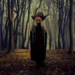 Life-Size Scary Talking Poseable Witch Animatronic