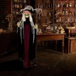 Life-Size Scary Talking Poseable Witch Animatronic