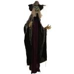 Life-Size Scary Talking Poseable Witch Animatronic