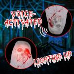 Creepy Hanging Corpse Decoration with LED Skull Eyes
