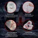 Creepy Hanging Corpse Decoration with LED Skull Eyes