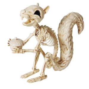 Squirrel Skeleton Halloween Decoration with Movable Joints