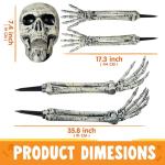 5 Pcs Life Size Skeleton Yard Stakes for Halloween