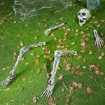 5 Pcs Life Size Skeleton Yard Stakes for Halloween