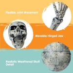 3 Pack Realistic Skeleton Yard Stakes for Halloween